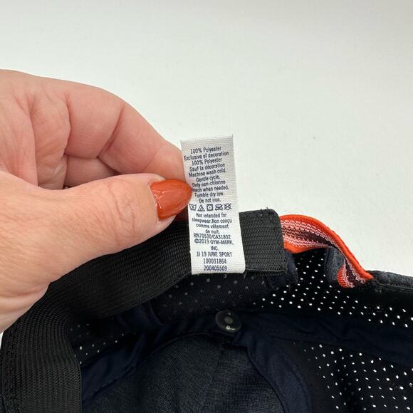 JANIE & JACK Blue Orange Flex Fit Polyester Cap Hat Size 6 To 12 Months - Picture 5 of 6